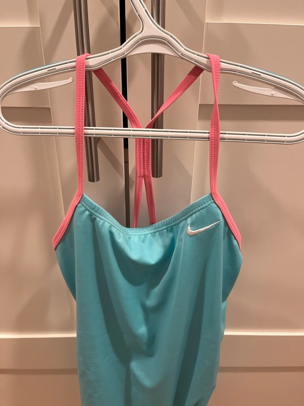 Nike girls razorback swim XL in teal and pink, NWT - Picture 5 of 13